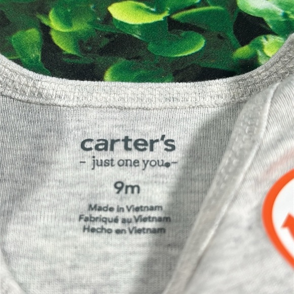 Carter's My First Turkey Day Infant Tee long sleeve thanksgiving T-shirt size 9M - Picture 5 of 7